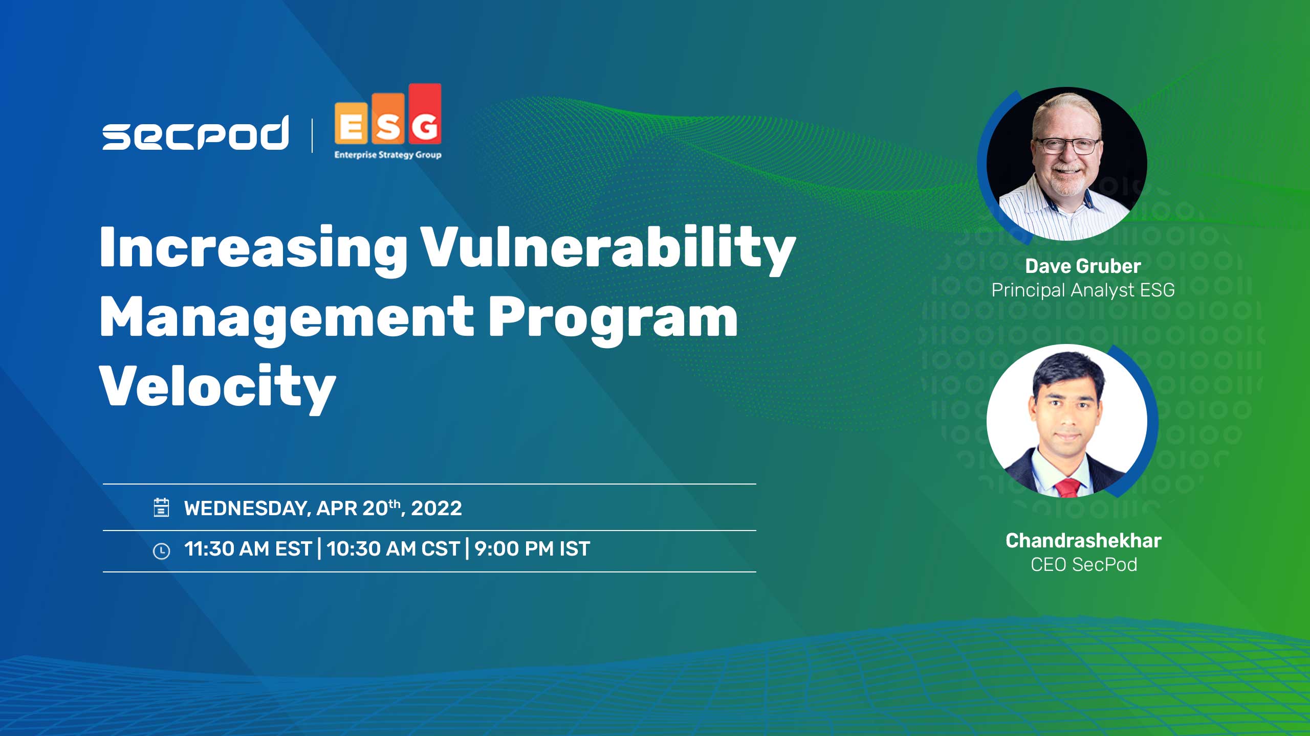 SecPod Industry Series- Increasing Vulnerability Management Program Velocity