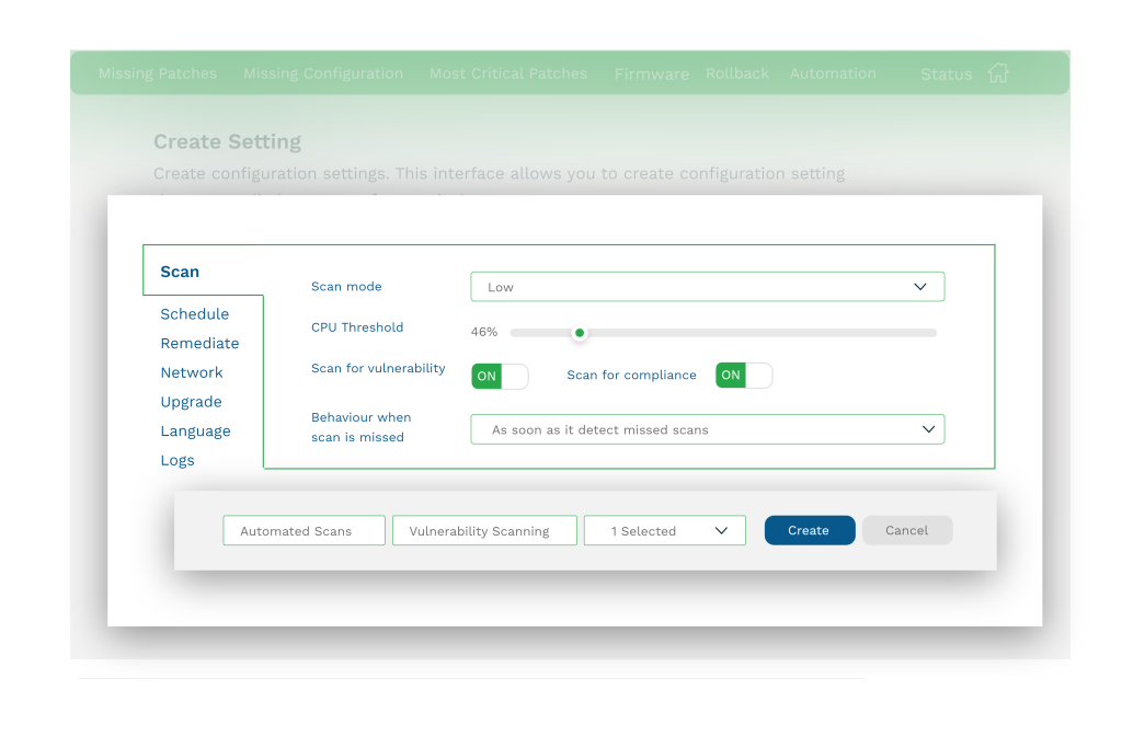 Automated and continuous vulnerability scan- Patch management for Linux