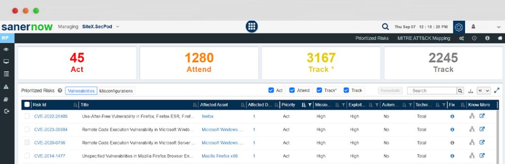 Risk-prioritization-dashboard-safari